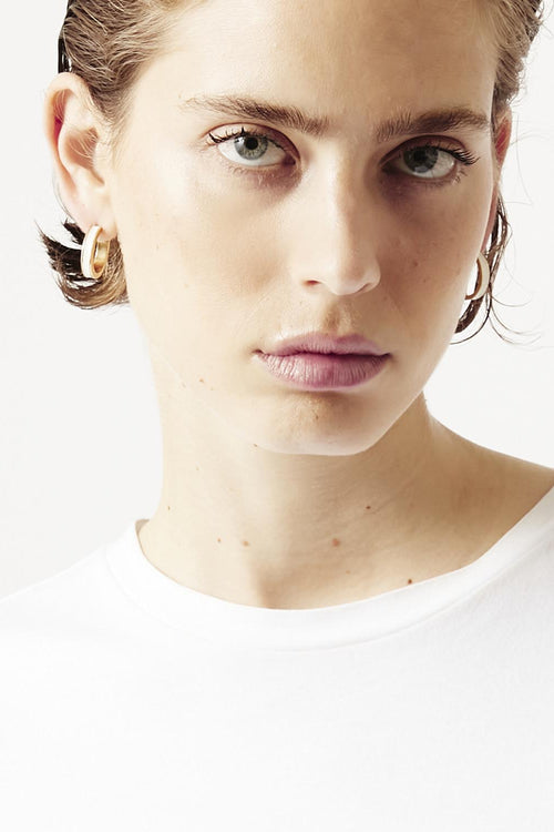 Kleine Kreolen-Ohrringe Casablanca