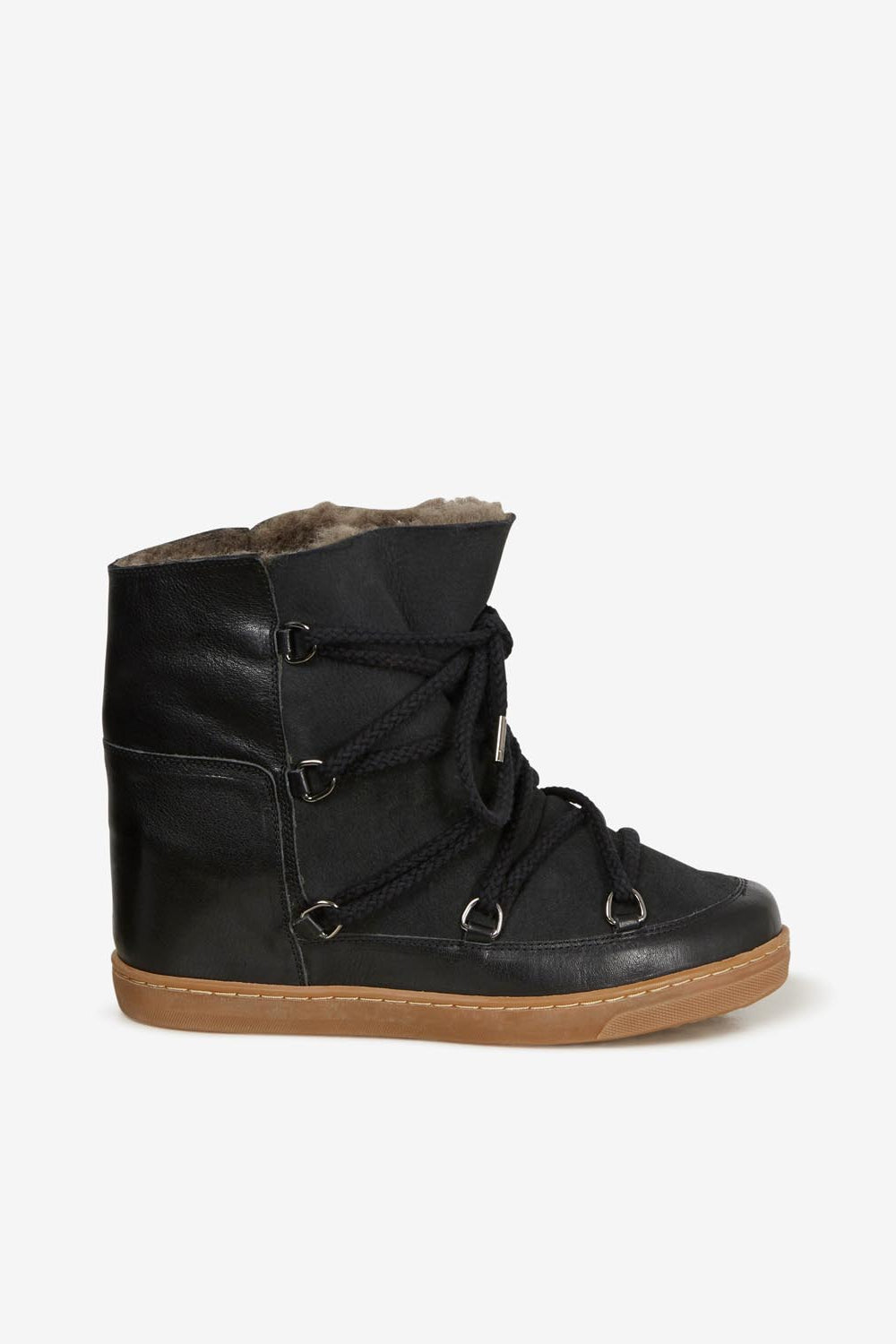 Nowles shearling-lined snow boots - Black - Woman - 4