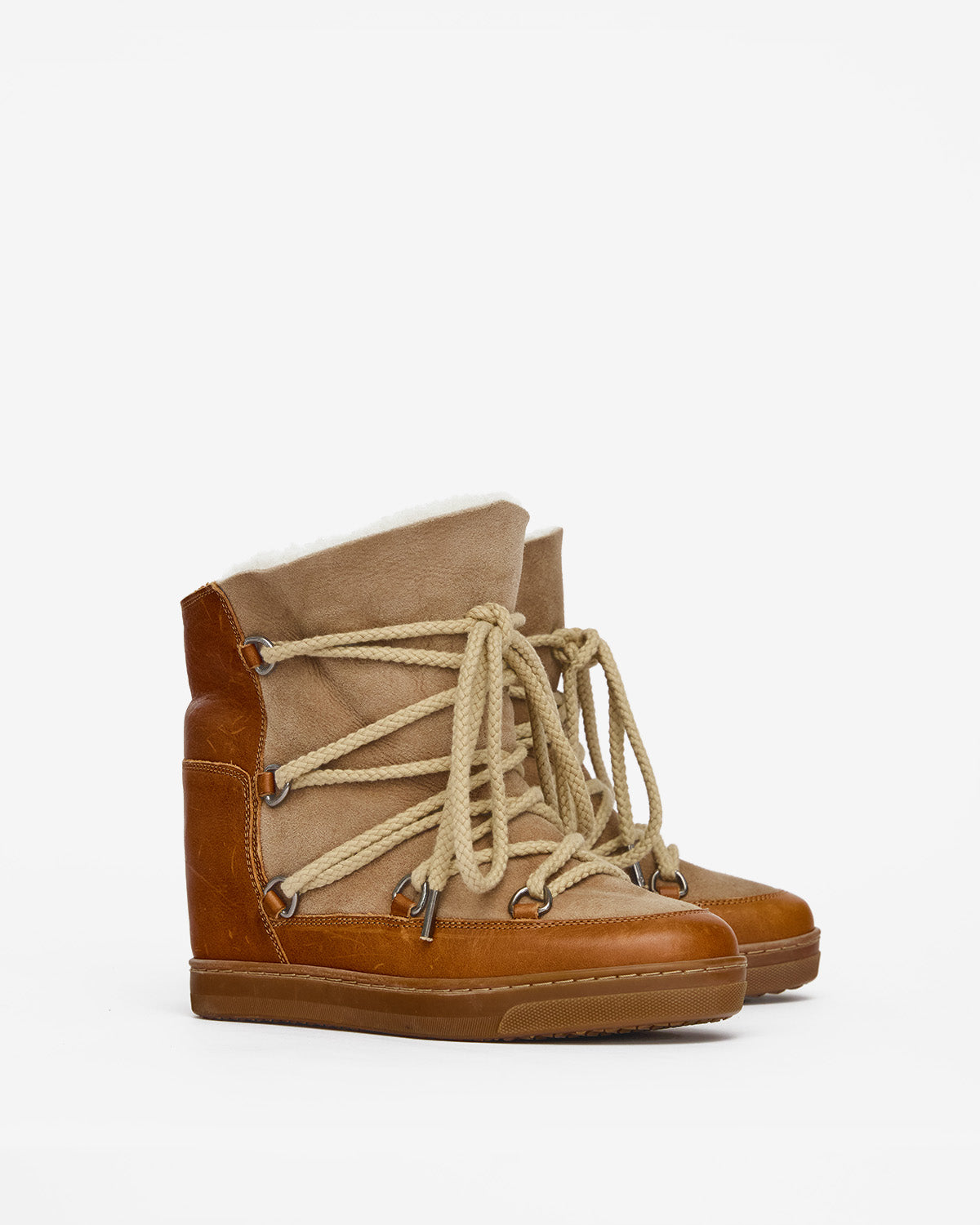 Nowles snow boots Woman Camel 5
