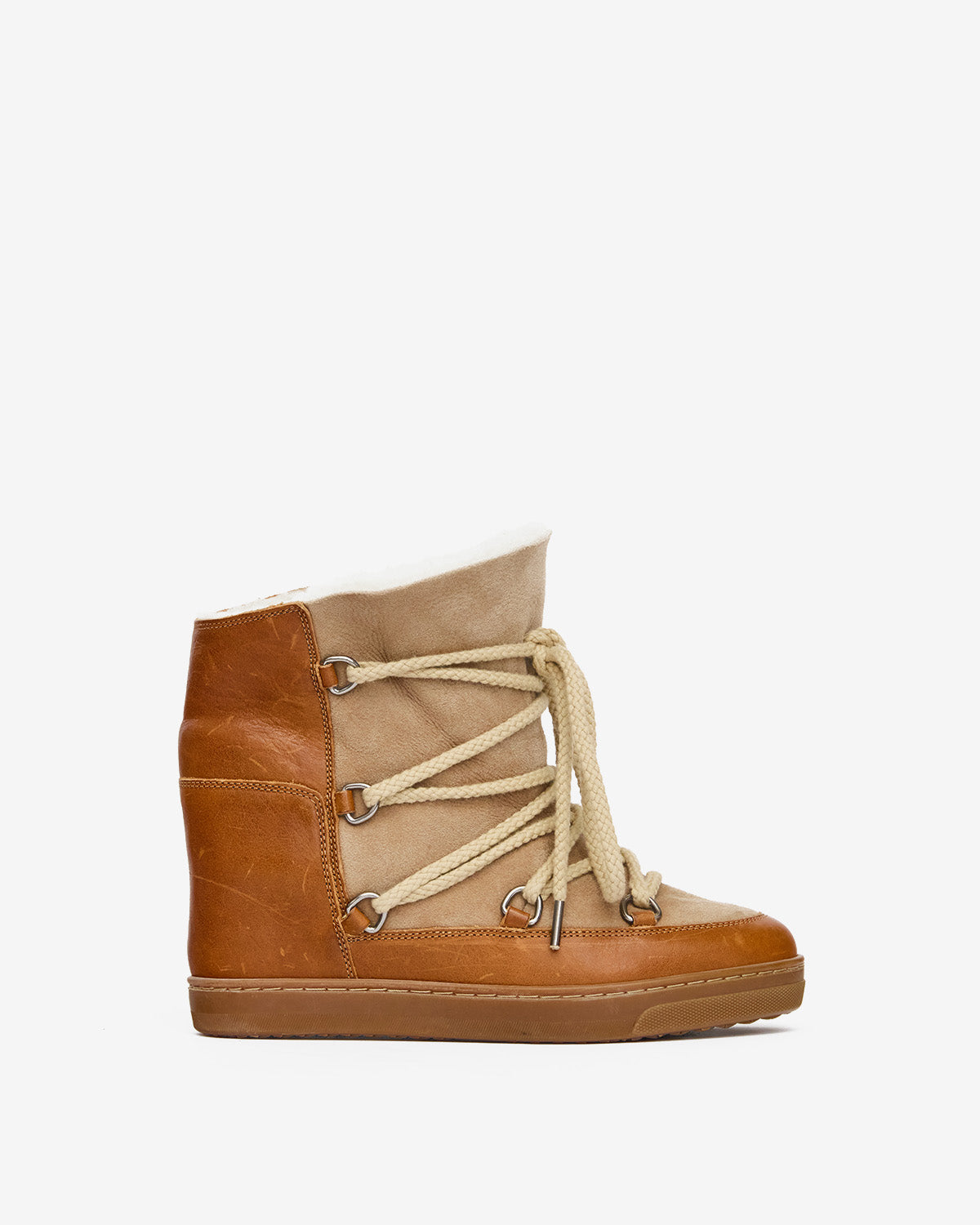 Nowles snow boots Woman Camel 1