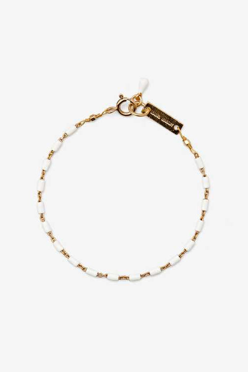 Casablanca tassel chain bracelet - Ecru - Woman - 1