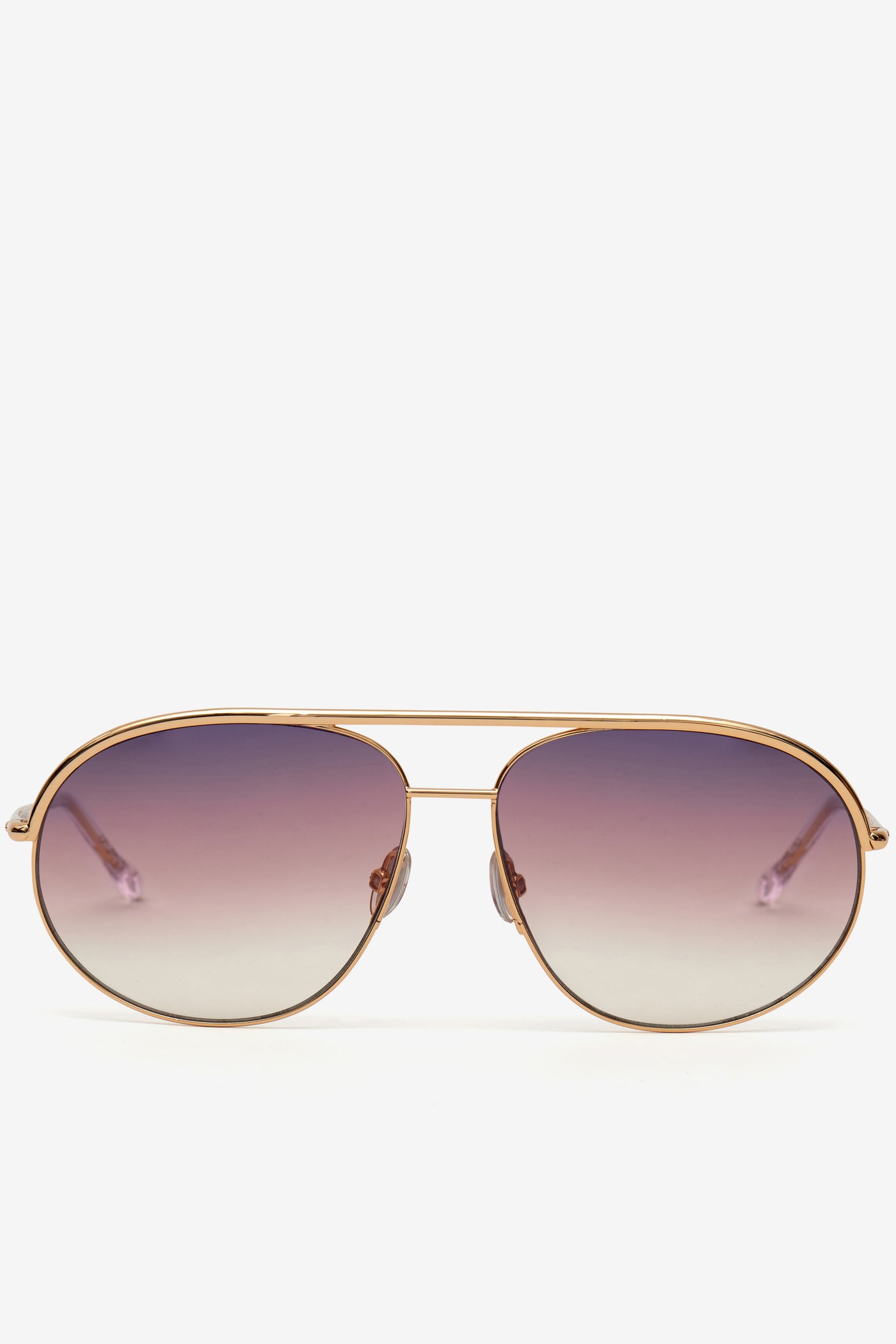 タイモ アビエーターサングラス - Pink gold-gray pk be s - Woman - 1