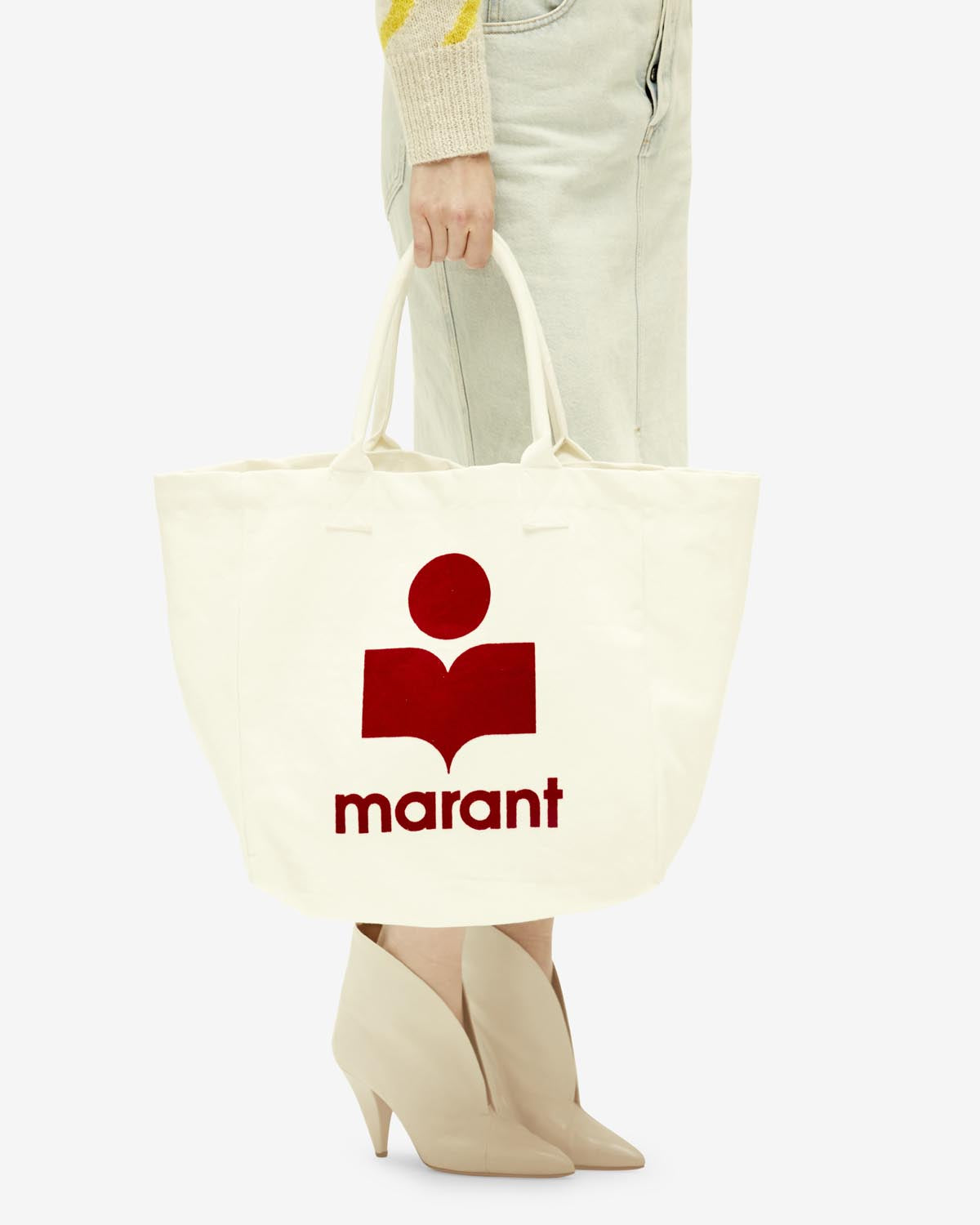 Borsa tote yenky Woman Ecru 3