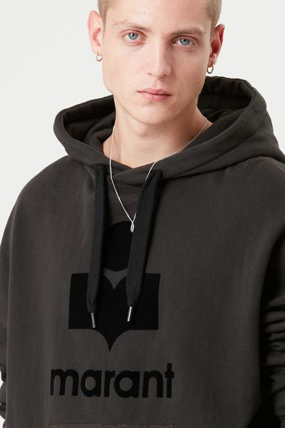 Miley logo hoodie sweatshirt - Black - Man - 3