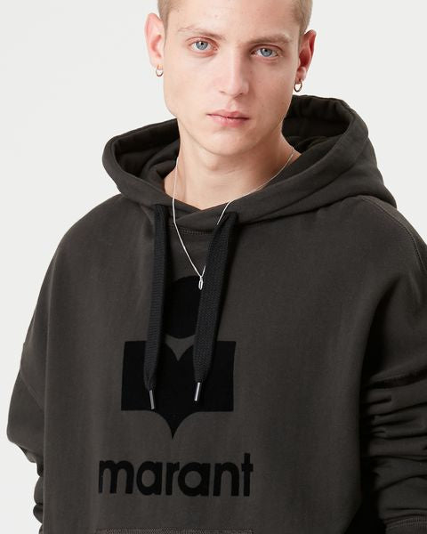 Sweatshirt miley Man Noir délavé 2