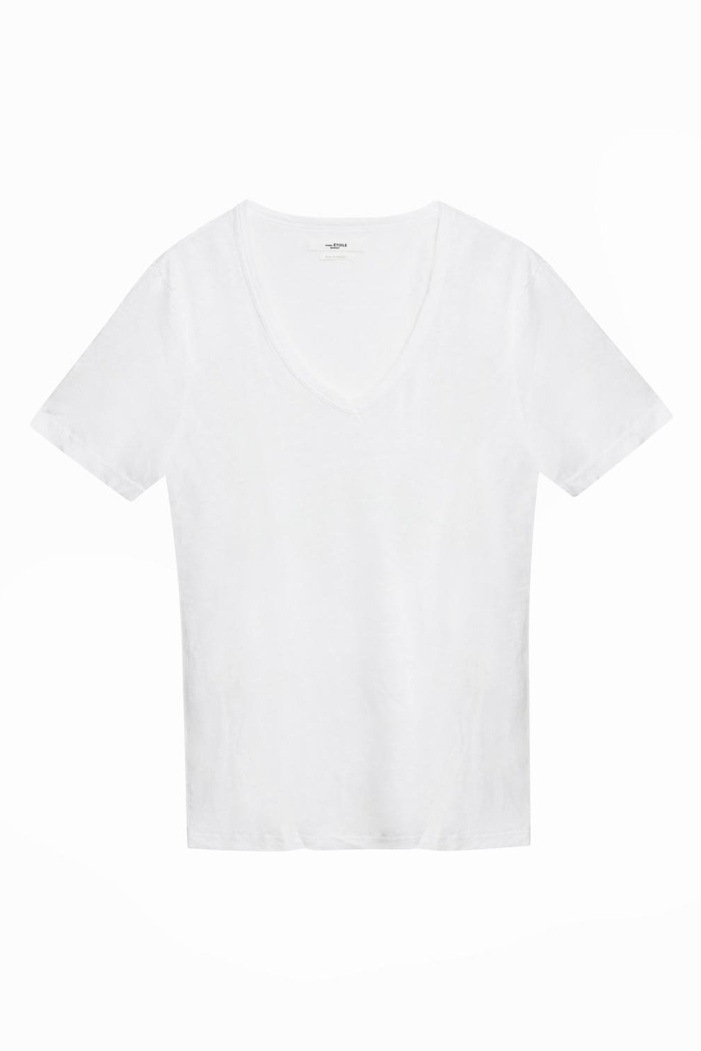 Tee-shirt col v kranger - Blanc - Woman - 1