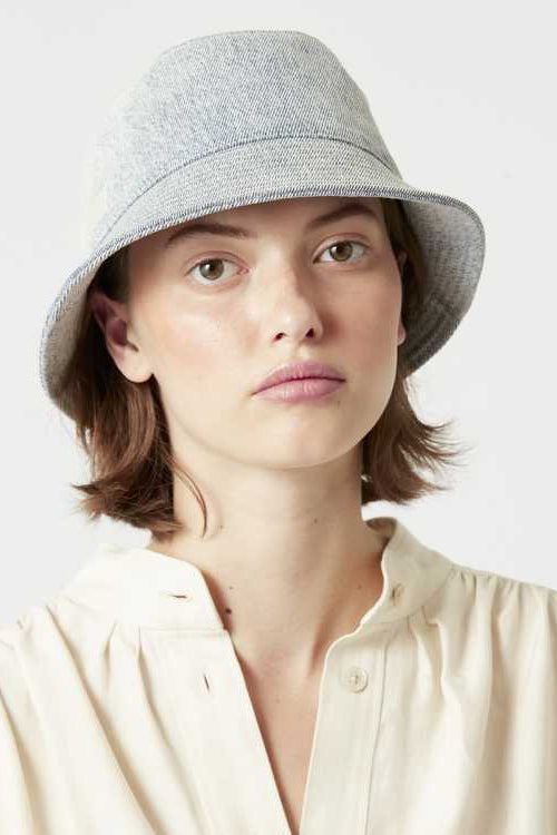 Sombrero bob con logotipo bordado haley - Azul claro - Woman - 4