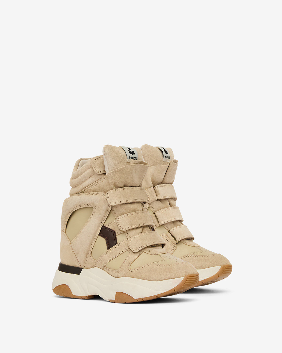 Balskee sneakers Woman Ecru - chocolate 2