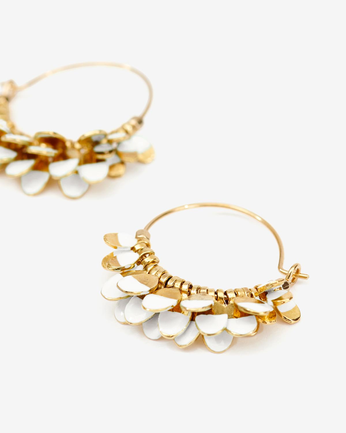 Boucles d'oreilles casablanca Woman Écru 3