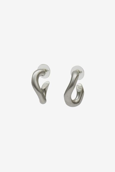 Links "link" style hoop earrings - Silver - Woman - 2