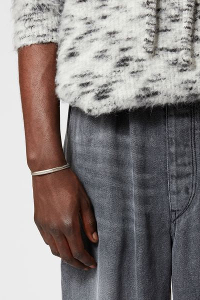 Idealist man elaborate cuff bracelet - Silver - Man - 3