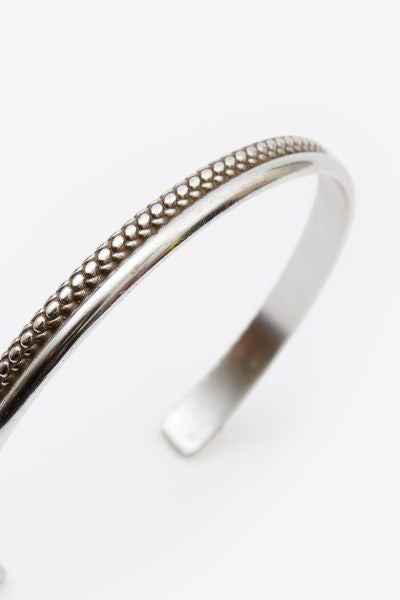 Idealist man elaborate cuff bracelet - Silver - Man - 5