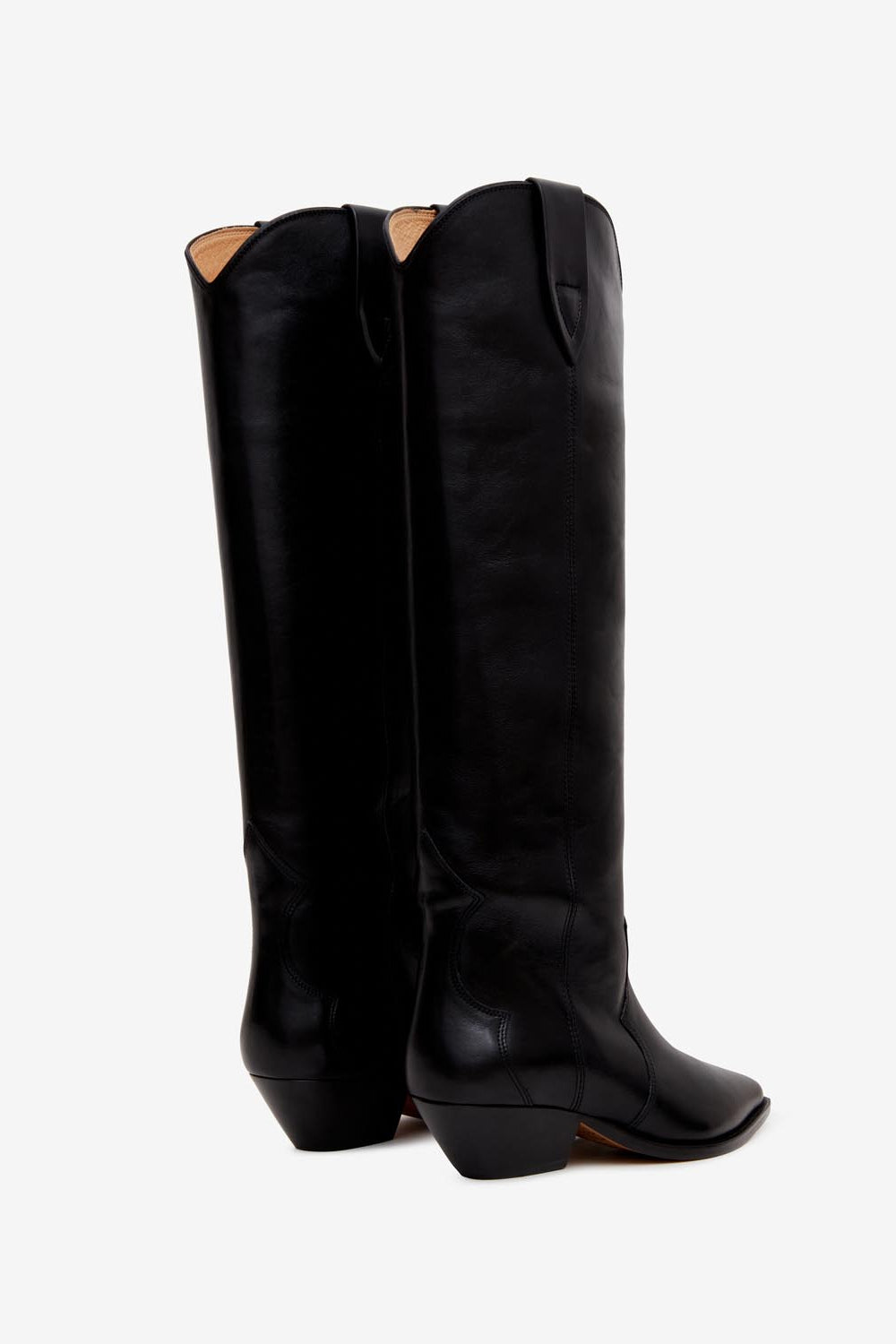 Bottes santiag denvee en cuir - Noir - Woman - 2