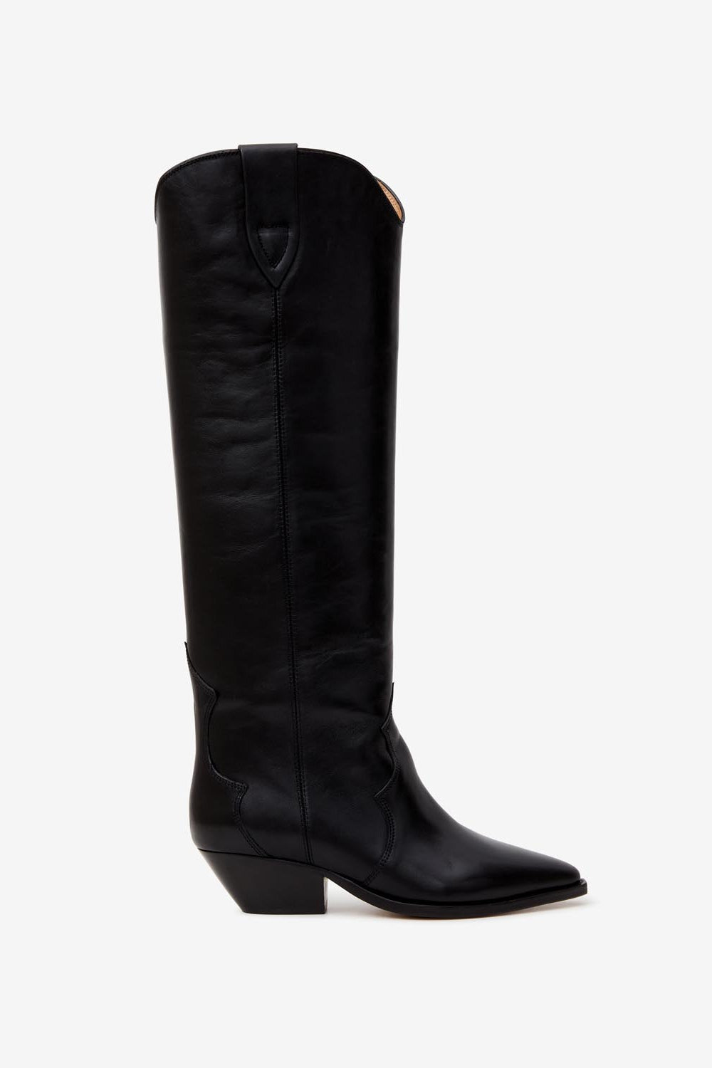 Bottes santiag denvee en cuir - Noir - Woman - 1