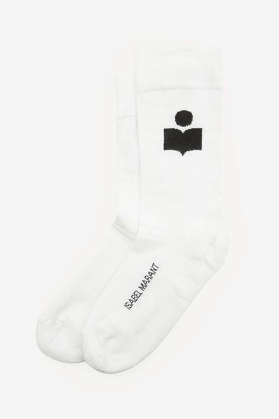 Chaussettes à logo siloki - Blanc - Man - 1
