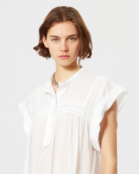 Top leaza Woman Blanco 2