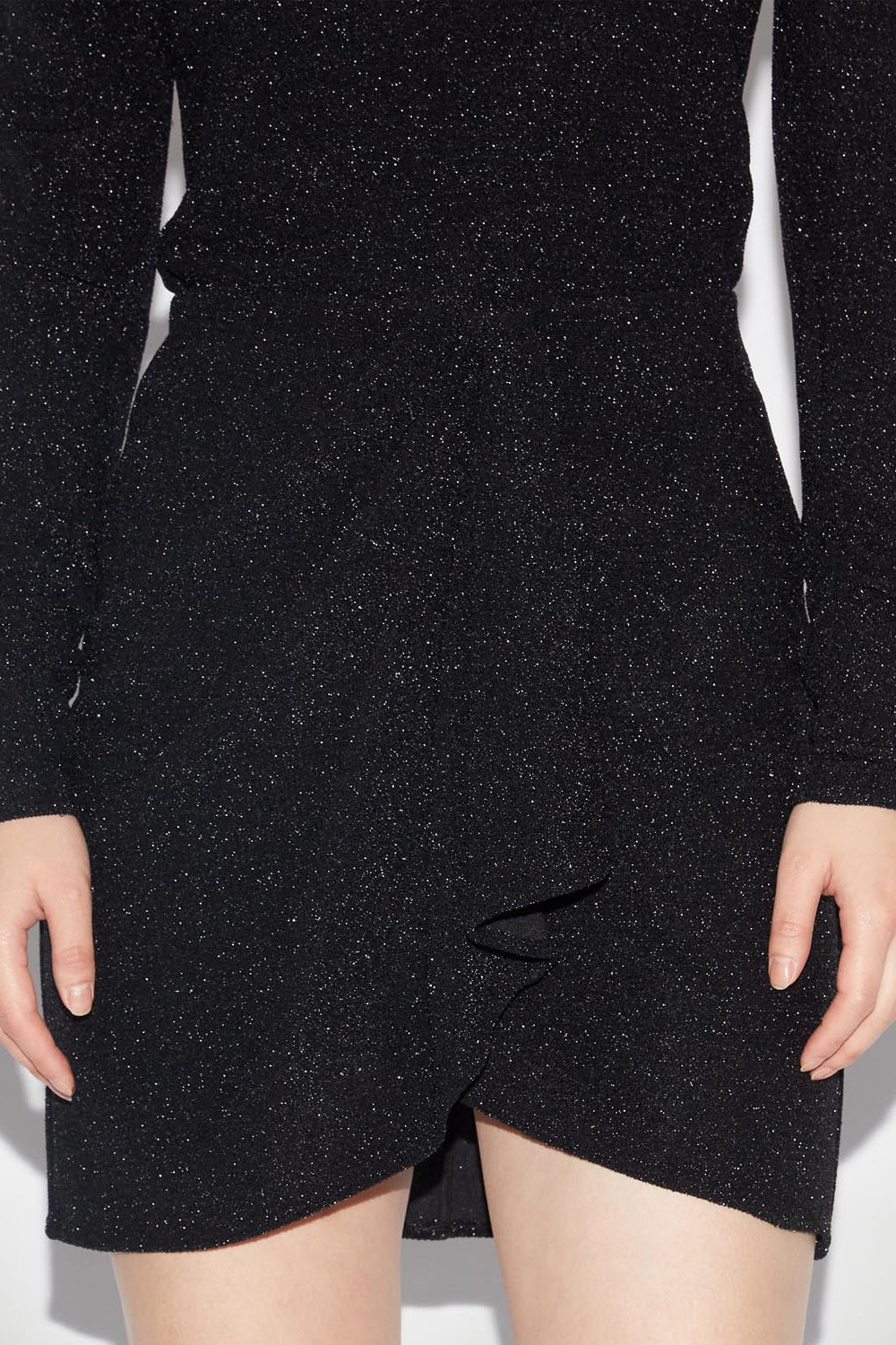 Bergen short sequin skirt - Black - Woman - 3