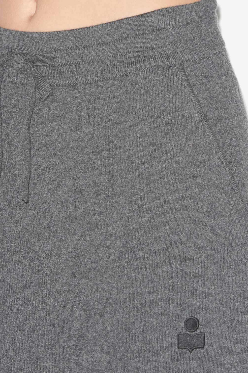 Amaline short knit skirt - Anthracite - Woman - 3