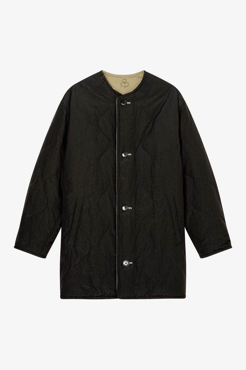 Short quilted coat nesma - Black - Woman - 1