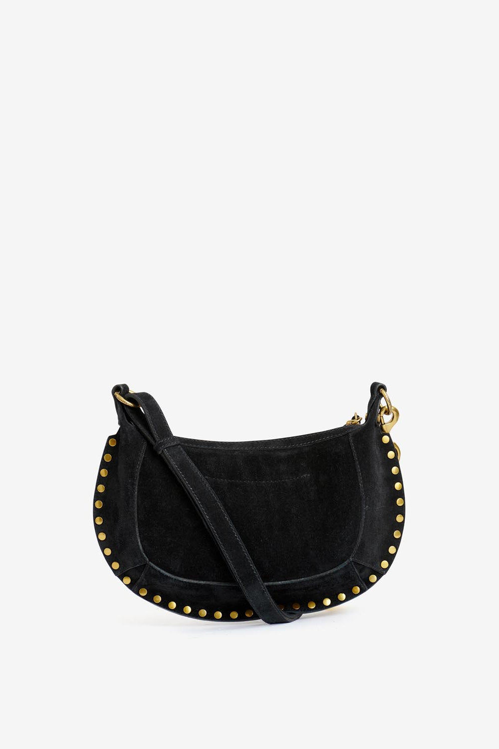 Oskan moon leather shoulder bag - Black - Woman - 3