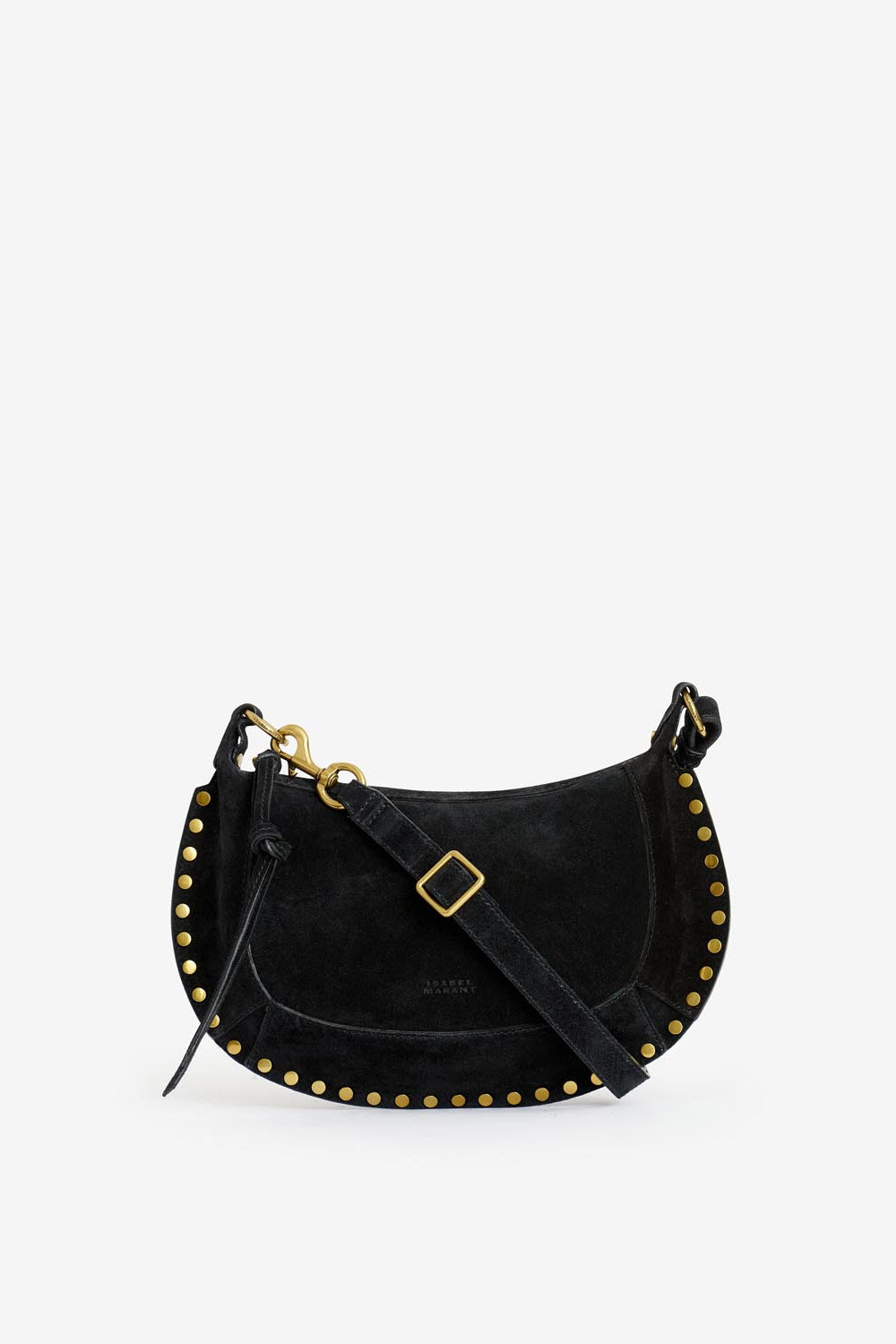 Oskan moon leather shoulder bag - Black - Woman - 1