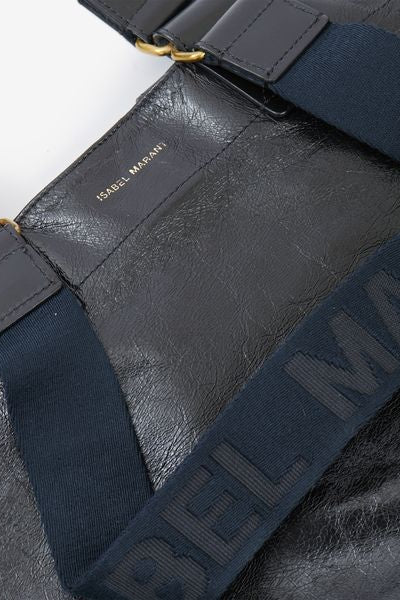 Wardy large tote bag in soft leather - Black - Woman - 8