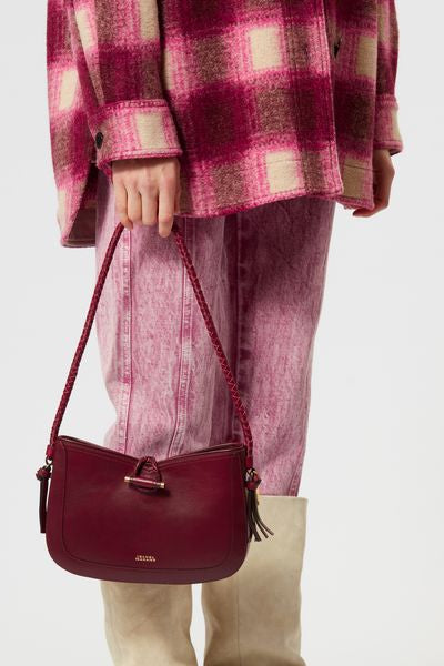 Vigo baguette bag - Burgundy - Woman - 3