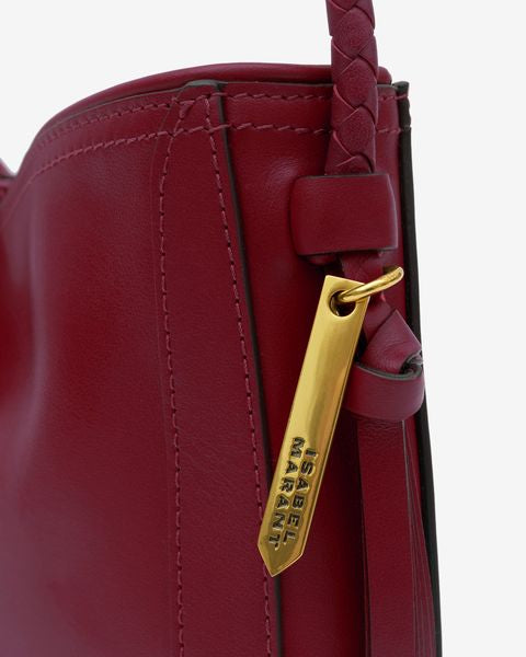 Bolso de hombro tipo bolsouette de piel vigo Woman Burdeos 6
