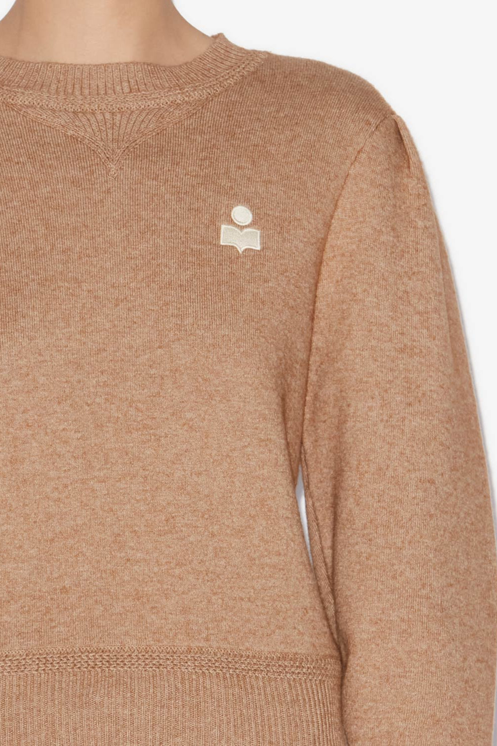 Kelaya fine knit blend sweater - Camel - Woman - 3