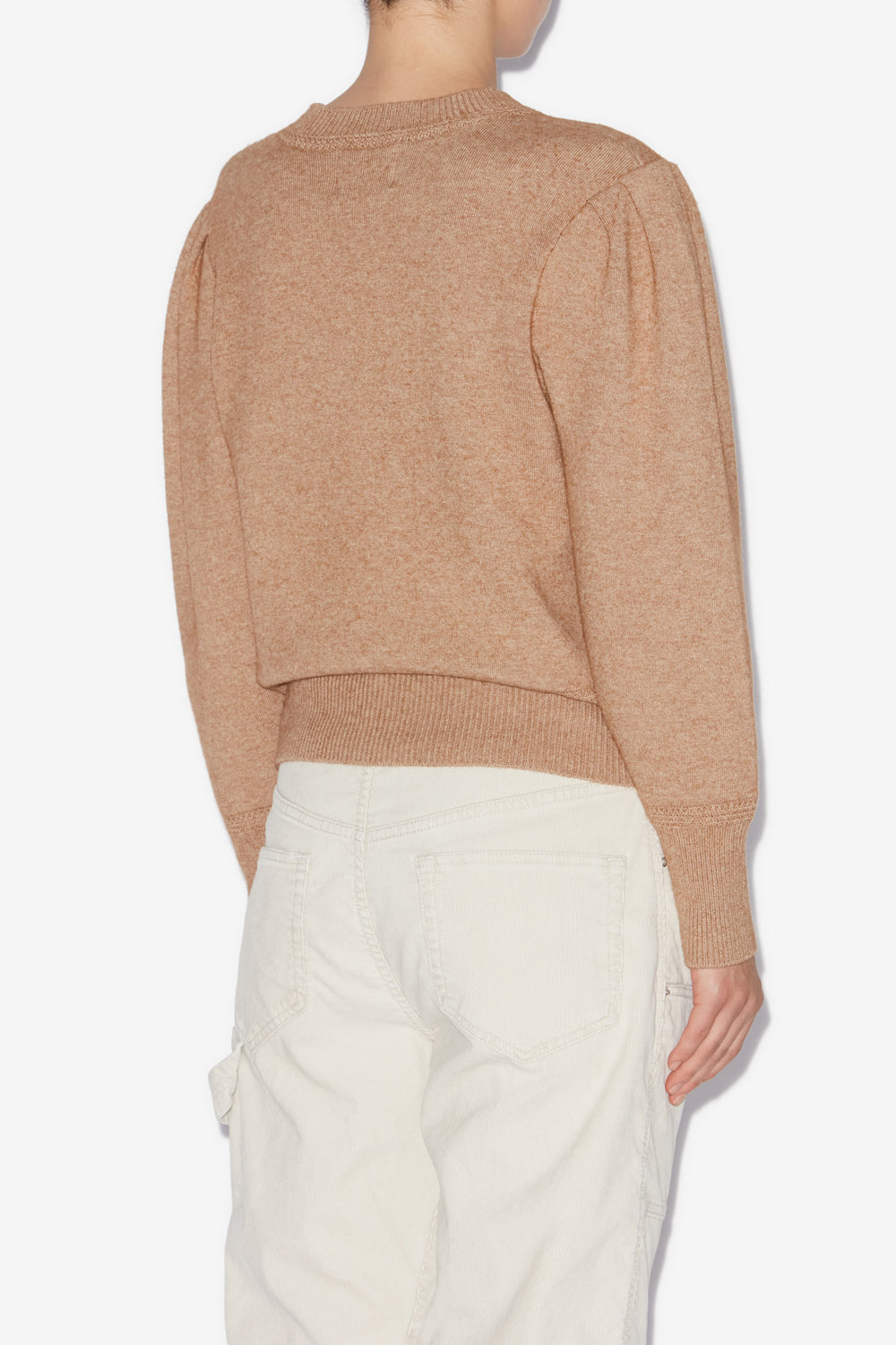 Kelaya fine knit blend sweater - Camel - Woman - 5