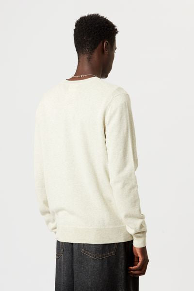 Evans wool blend logo sweater - Light gray - Man - 5