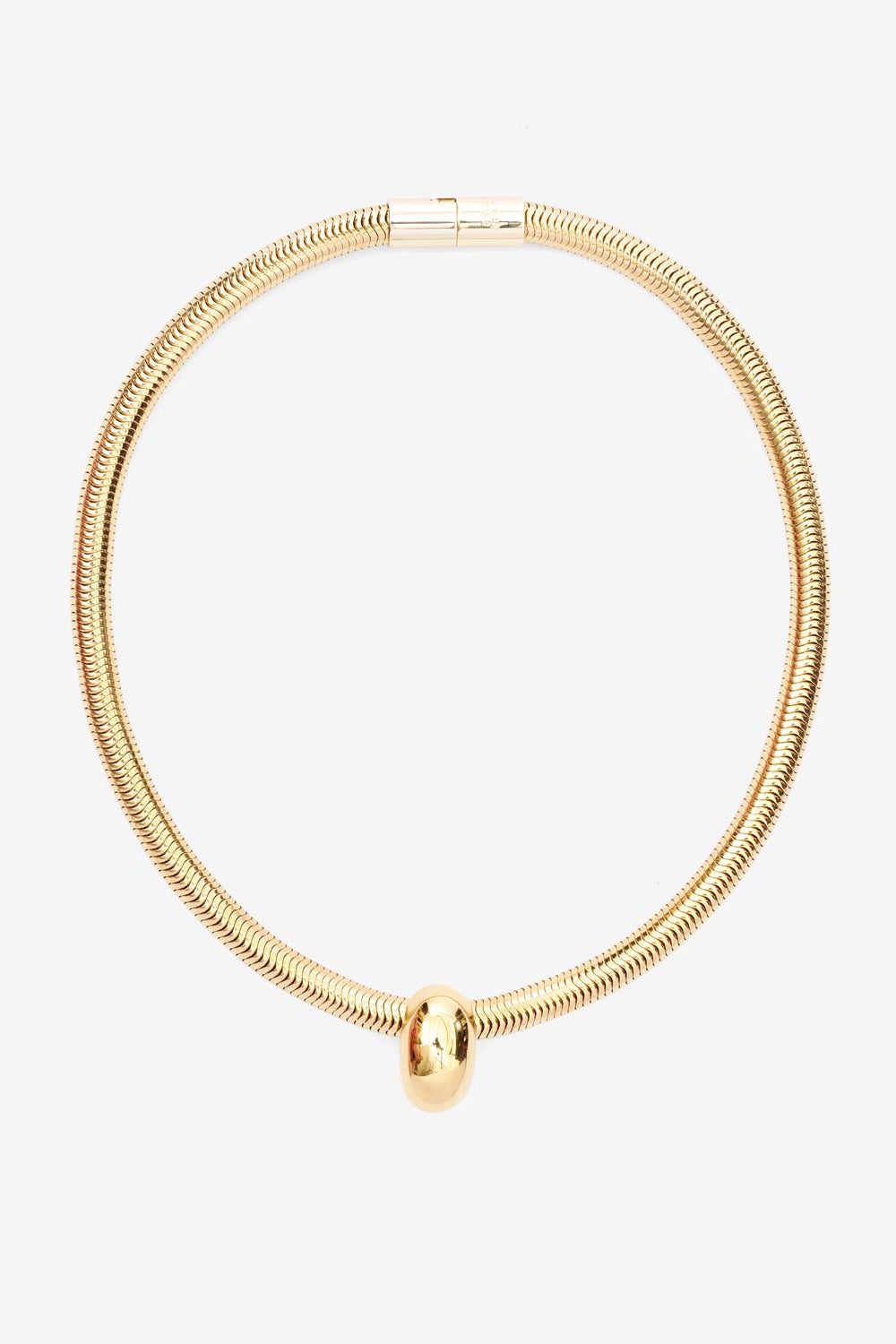 Gargantilla shiny crescent - Dorado - Woman - 1