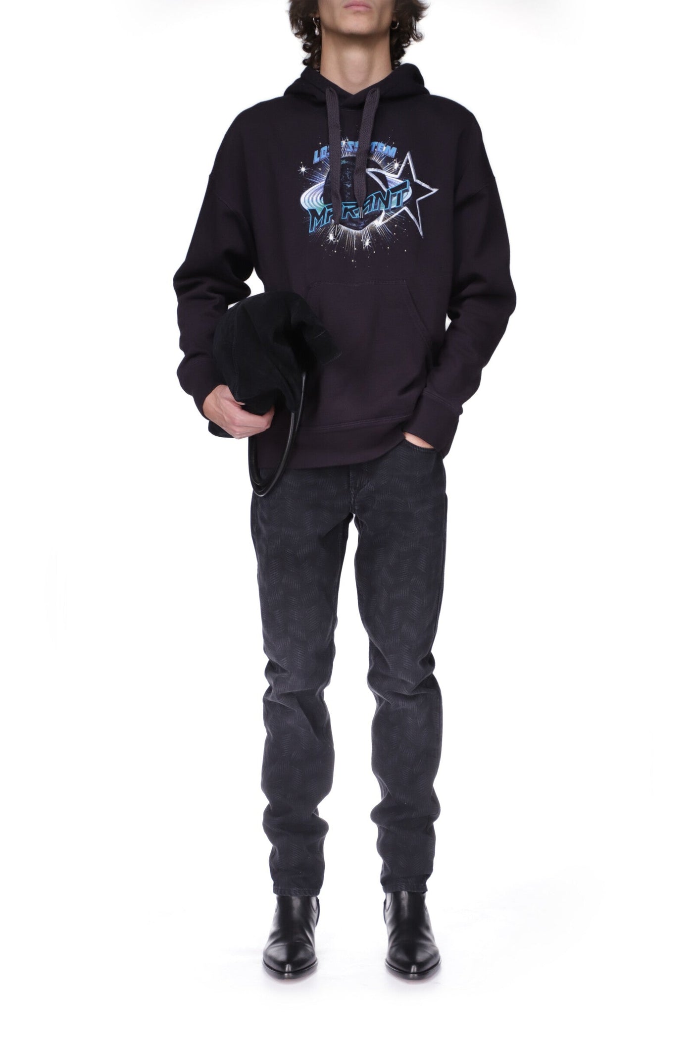 Miley sweatshirt - Schwarz gewaschen - Man - 2