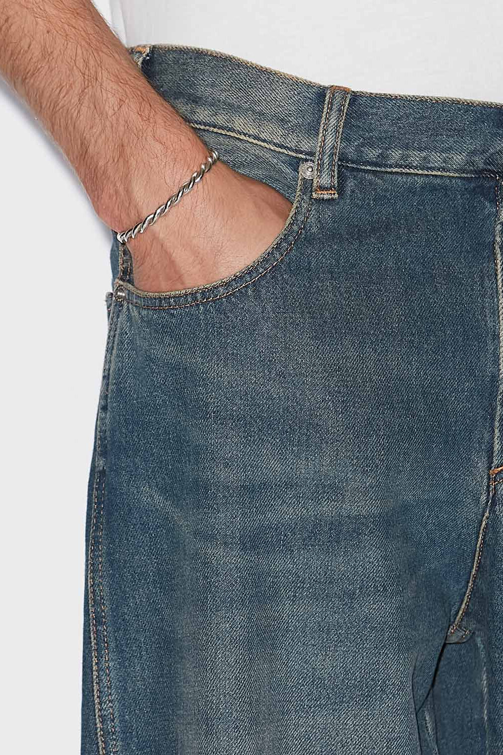 Idealist interlaced metal bracelet - Silver - Man - 4