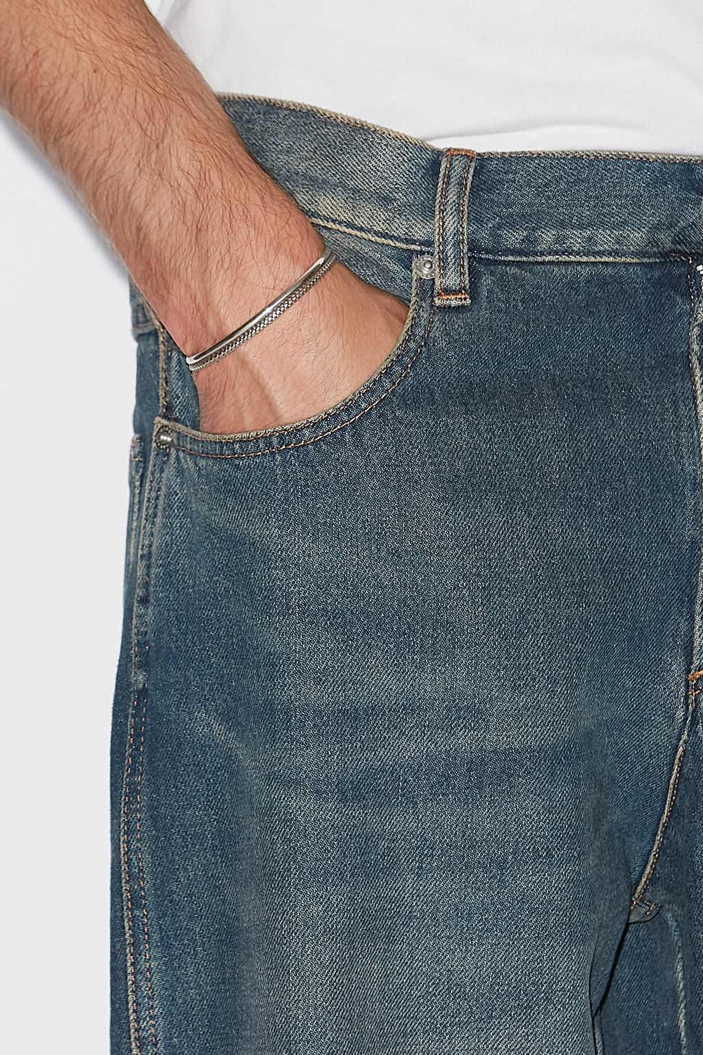 Idealist man elaborate cuff bracelet - Silver - Man - 4