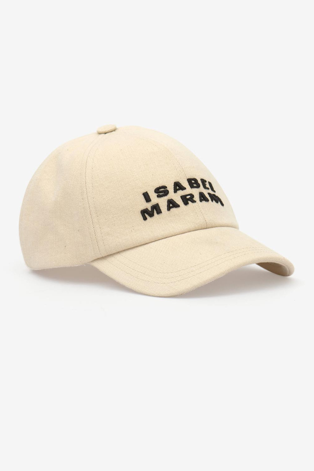 Basecap tyron aus canvas mit logo - Ecru and black - Woman - 1