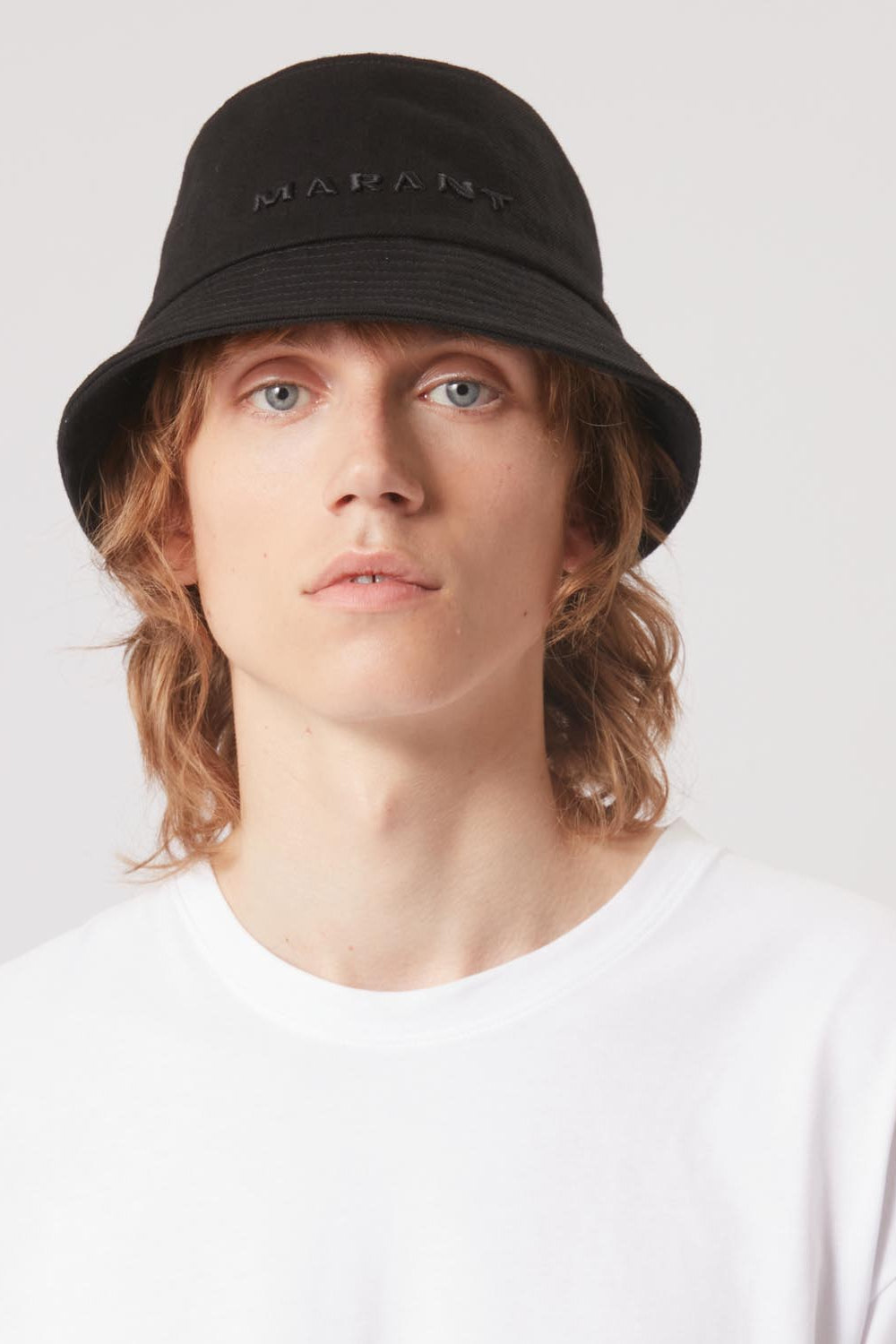 Sombrero bob con logotipo bordado haley - Black-black - Man - 8