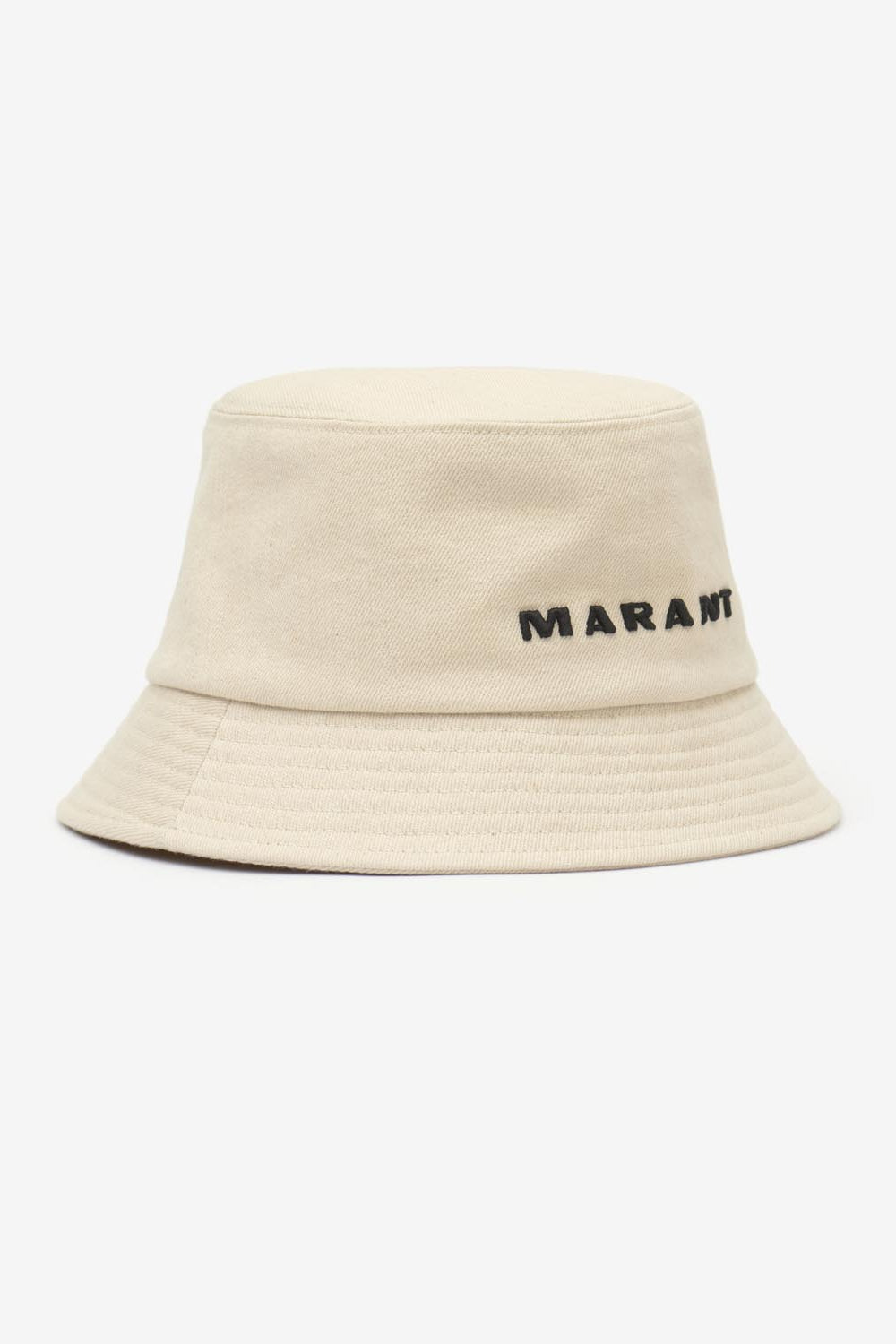 Sombrero bob con logotipo bordado haley - Ecru and black - Man - 3