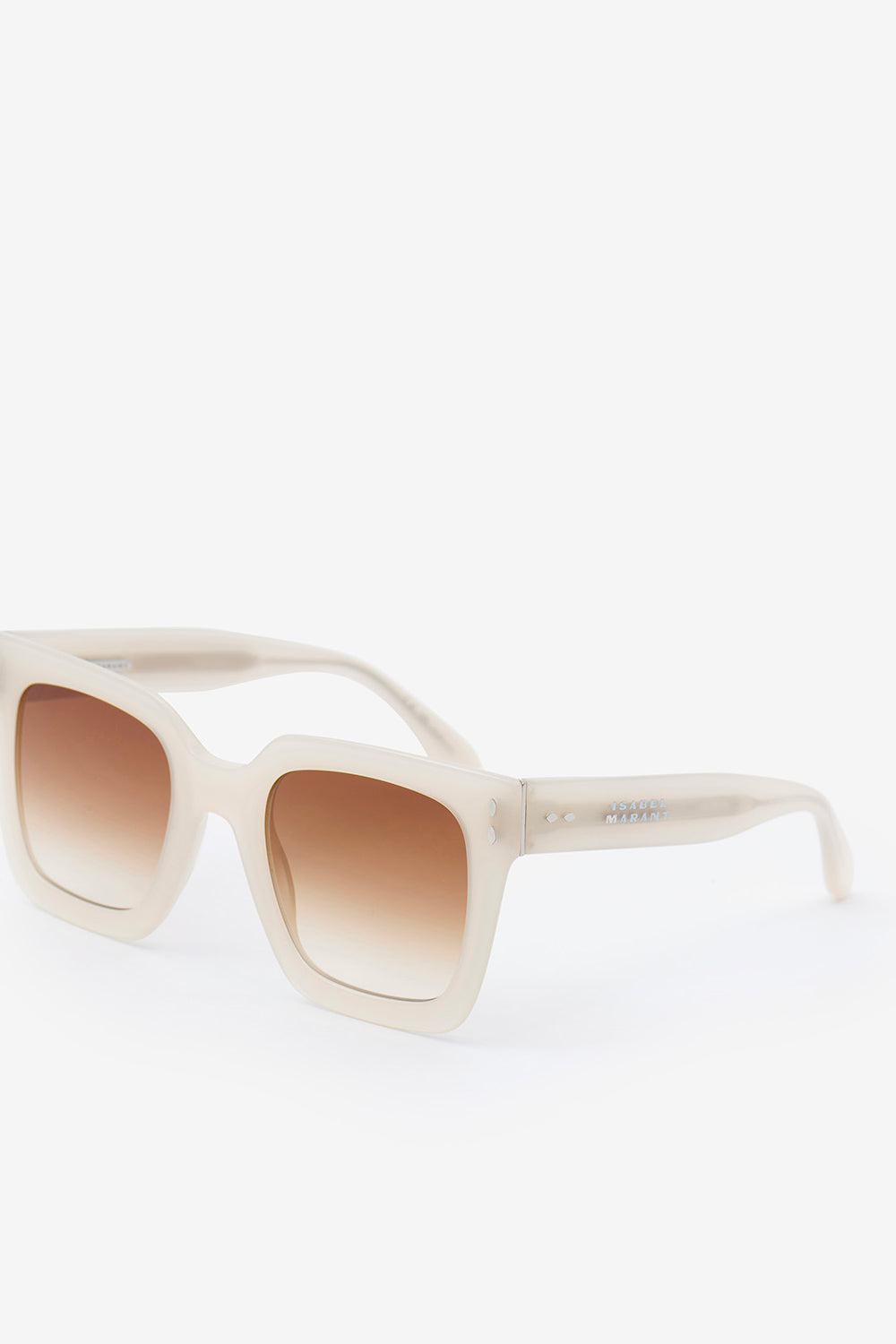 Ekly バタフライサングラス - Ivory-brown shaded - Woman - 2