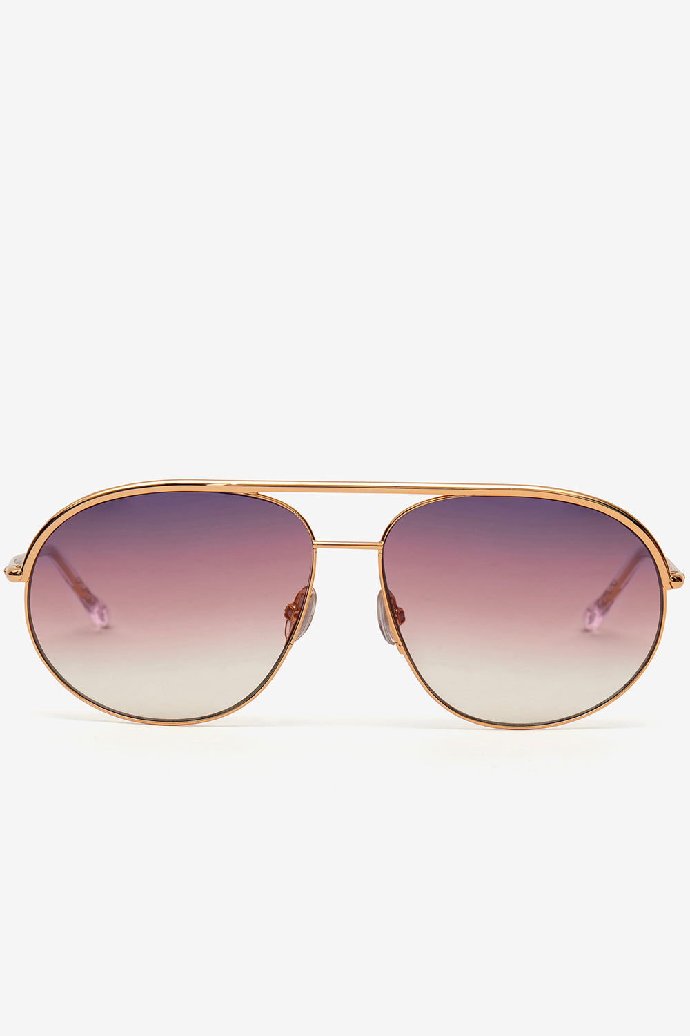 タイモ アビエーターサングラス - Pink gold-gray pk be s - Woman - 2