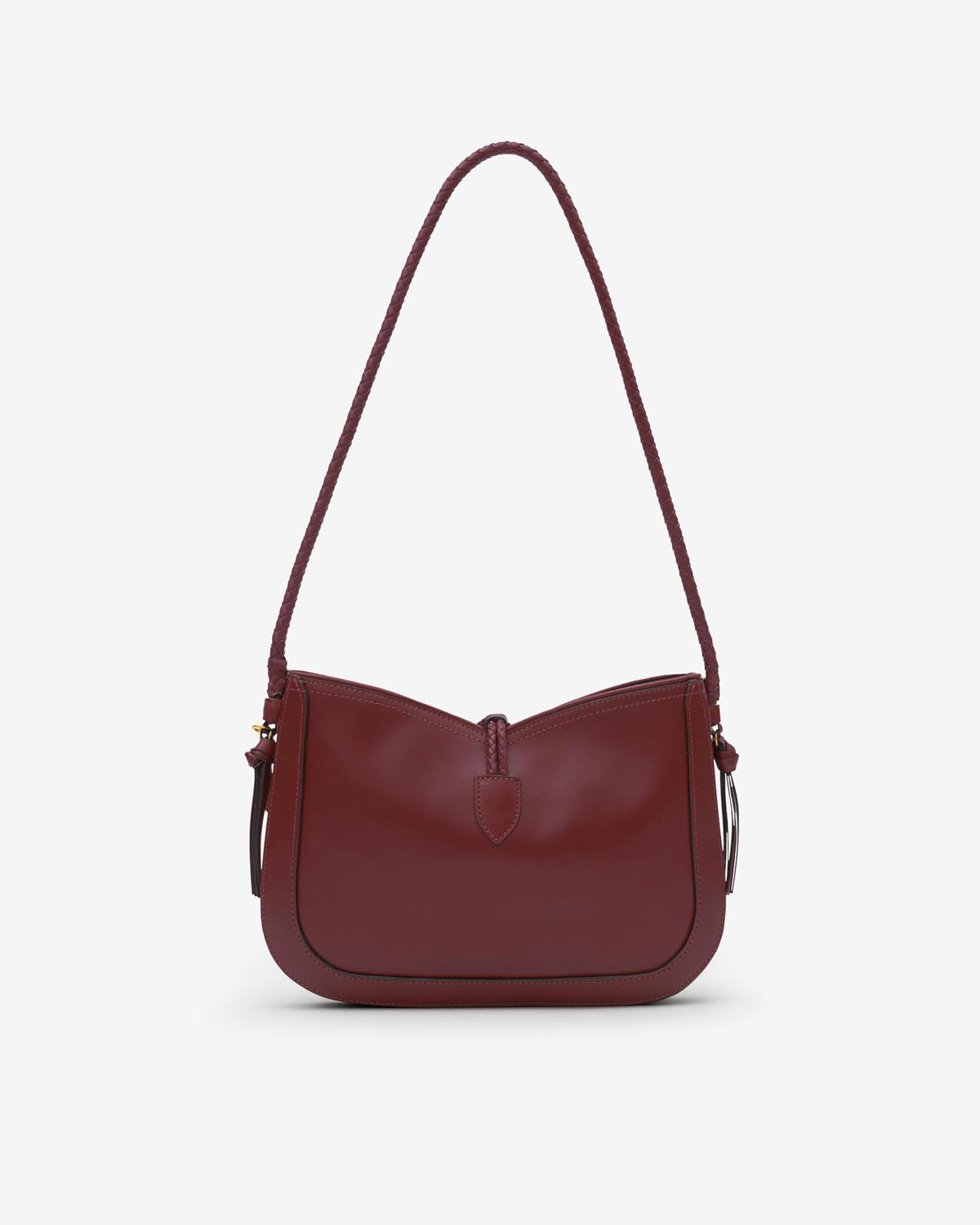 Bolso de hombro tipo bolsouette de piel vigo Woman Burdeos 9