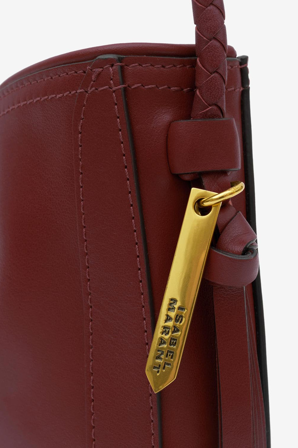 Vigo baguette bag - Burgundy - Woman - 8