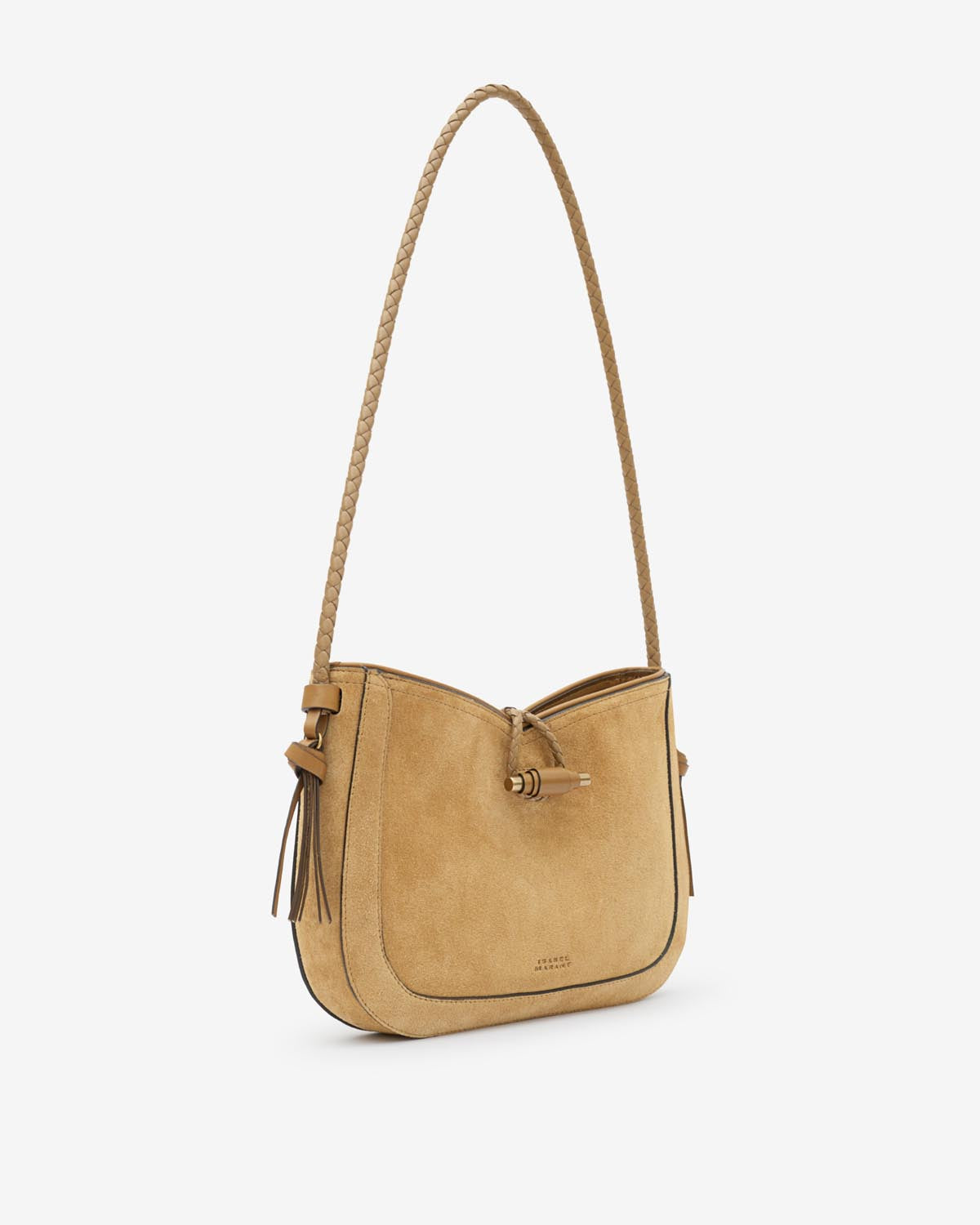 Vigo borsauette borsa a spalla in camoscio Woman Camel 1