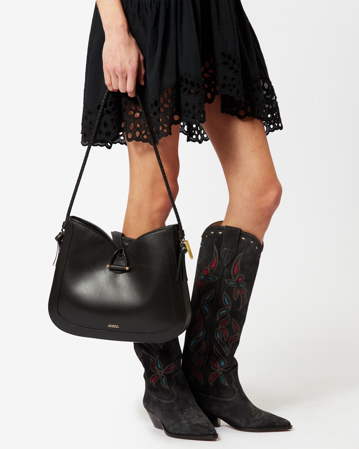 Vigo hobo bag Woman Black 9