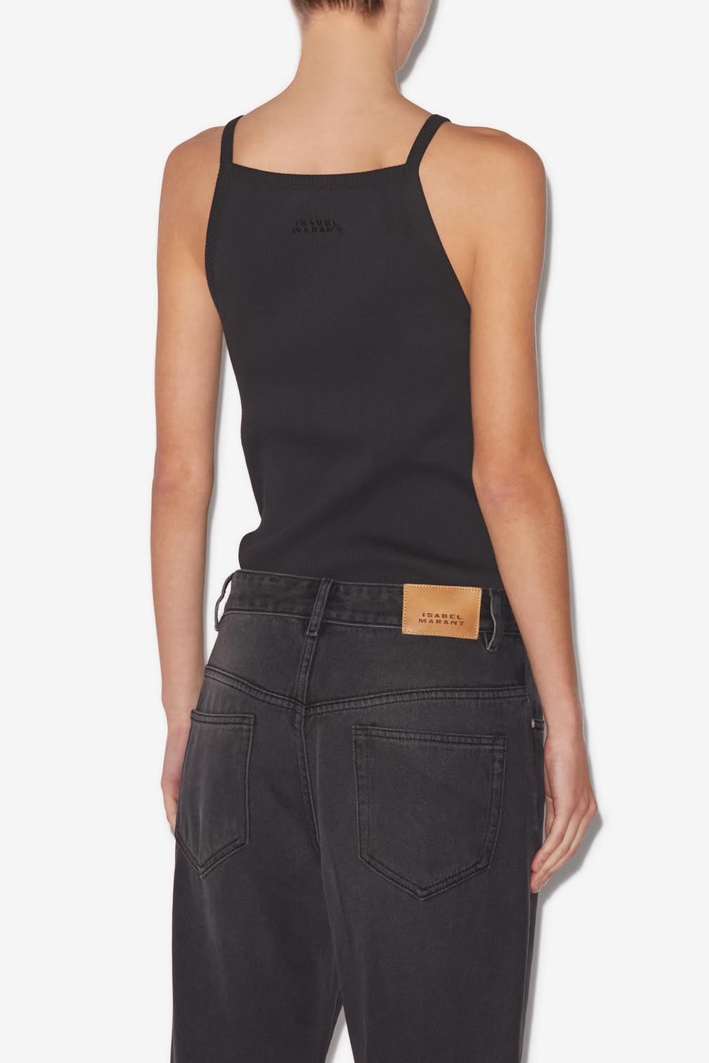 Tirza slim-fitting jersey t-shirt - Black - Woman - 9