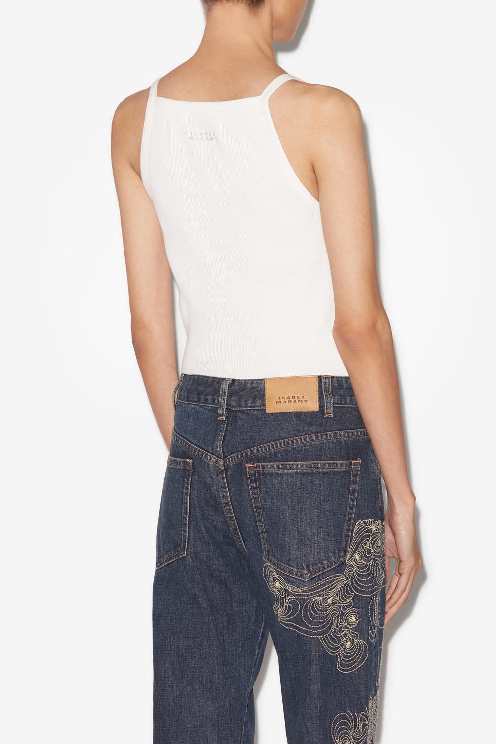 Tirza slim-fitting jersey t-shirt - White - Woman - 9