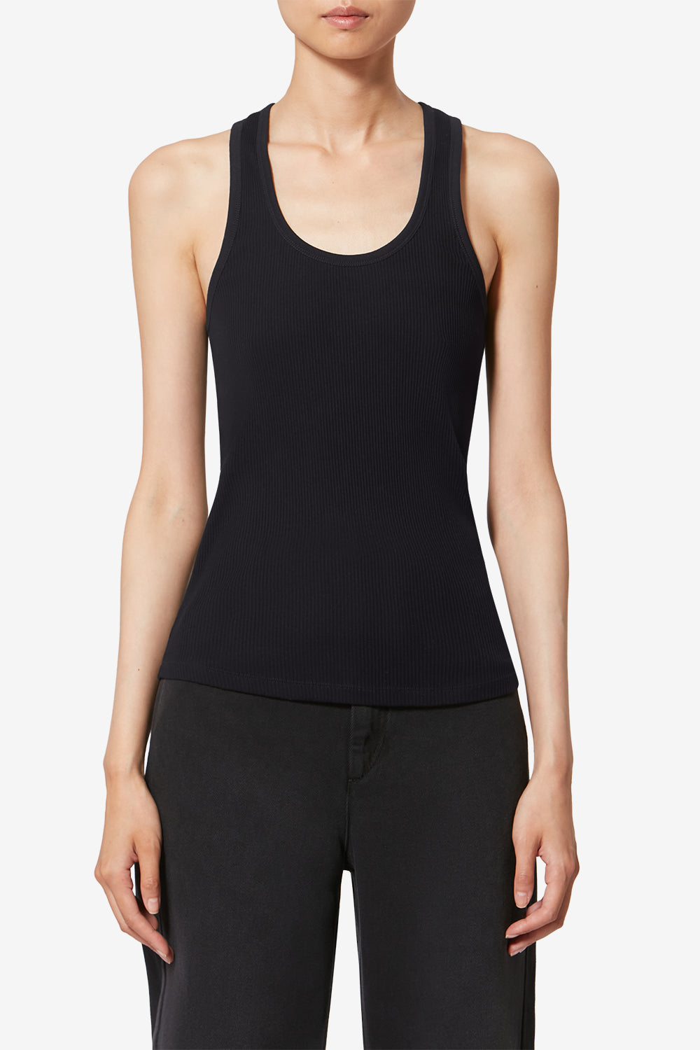 Thea cotton t-shirt - Black - Woman - 4