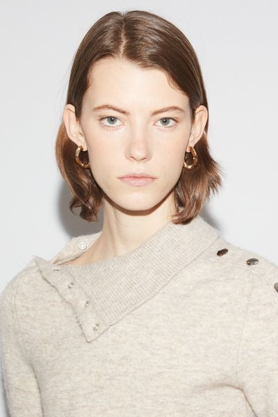 Boucles d'oreilles créoles links - Doré - Woman - 6