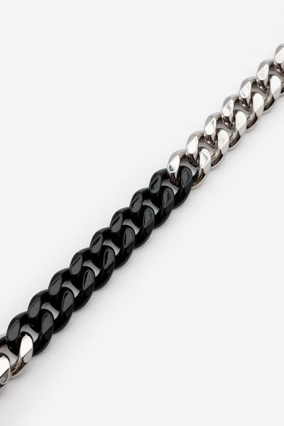 Andrea bracelet - Black and silver - Man - 3