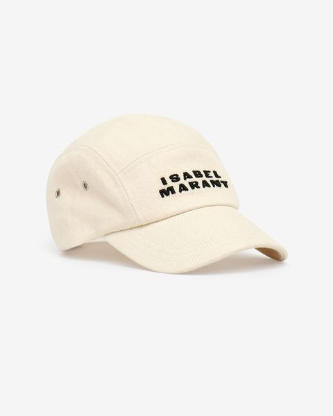 Tedji Cap Woman ecru and black | ISABEL MARANT Official online store